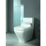 Duravit DuraStyle 0.92 / 1.32 GPF Dual Flush One Piece Elongated Toilet with Push Button Flush - Bidet Seat Included White
