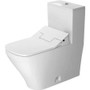 Duravit DuraStyle 1.28 GPF One Piece Elongated Toilet with Push Button Flush - Bidet Seat Included - White