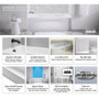 Kohler Villager Collection 60" Three Wall Alcove Cast Iron Three Wall Alcove Soaking Bath Tub with Left Hand Drain -White