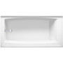 Kohler Entity 60" x 30" Three Wall Alcove Acrylic Soaking Tub with Right Drain White