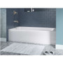 Kohler Entity 60" x 30" Three Wall Alcove Acrylic Soaking Tub with Right Drain White