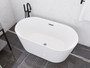 59" x  30" Freestanding Soaking Tub with Flatbottom