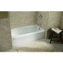 Kohler Villager Collection 60" Cast Iron Soaking Bathtub for Three Wall Alcove Installations with Right Hand Drain Biscuit