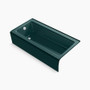 Kohler Bellwether 60" Alcove Soaking Tub with Left Drain -Teal