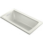 Kohler Archer 60" Drop In Acrylic Soaking Tub with Reversible Drain and Overflow - Dune