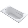 Kohler Devonshire Collection 60" Drop In Soaking Bath Tub with Reversible Drain - White