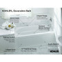 Kohler Devonshire Collection 60" Three Wall Alcove Soaking Bath Tub with Right Hand Drain - White