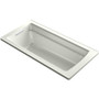 Kohler Archer 66" ExoCrylic Drop In Soaking Tub with Reversible Drain and Comfort Depth Design -Dune