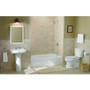 Kohler Villager Collection 60" Three Wall Alcove Bath Tub with Extra 4" Ledge and Right Hand Drain - Biscuit