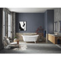 Kohler Artifacts 67" Free Standing Cast Iron Soaking Tub with Center Drain and Overflow - Claw Feet Sold Separately - White