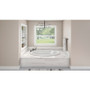 Kohler Underscore 60" Drop-In or Undermount Soaking Bathtub with Center Drain - White