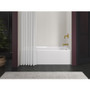 Kohler Irvine 60" x 32" Cast Iron Alcove Bath with Integral Apron and Right Drain Placement - White