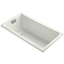 Kohler Tea-For-Two 60" Drop In Cast Iron Air Tub with Reversible Drain and Overflow - Dune