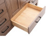 Royal Capri Collection Collection 36 inch Oak Bathroom Vanity Left Offset