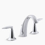 Kohler Alteo® Widespread Bathroom Sink Faucet, 1.2 GPM - Polished Chrome