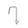Riobel Azure Pull-Down Kitchen Faucet With U-Spout - Chrome