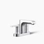 Kohler Hint® Centerset Bathroom Sink Faucet, 1.2 GPM - Polished Chrome