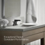 Kohler Hint® Centerset Bathroom Sink Faucet, 1.2 GPM - Matte Black