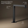 Kohler Components® Bathroom Sink Faucet Spout With Row Design, 1.2 GPM Matte Black