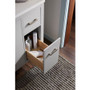 Kohler Kresla 73" Free Standing Double Basin Vanity Set with Cabinet and Quartz Vanity Top - Atmos Grey