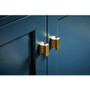 Kohler Charlemont 31" Free Standing Single Basin Vanity Set with Cabinet and Quartz Vanity Top - Tidal Blue