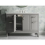 Kohler Seer 48" Free Standing Single Basin Vanity Set with Cabinet, and Quartz Vanity Top - Mohair Grey