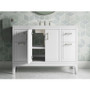 Kohler Seer 48" Free Standing Single Basin Vanity Set with Cabinet, and Quartz Vanity Top - Mohair Grey