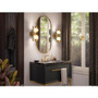 Kohler Lighting Jabot 2 Light 8" Tall Wall Sconce - Jade Brushed Moderne Brass