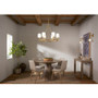 Kohler Lighting Terret 6 Light 36" Wide Taper Candle Ring Chandelier - Brushed Moderne Brass