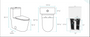 Crown Madison One Piece Dual Flush Toilet