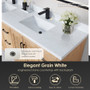 Altair Anais 84" Double Bathroom Vanity in Light Brown with Engineered Stone Countertop Altair Anais 84" Double Bathroom Vanity in Light Brown with Engineered Stone Countertop