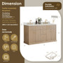 Altair Barnett Bathroom Vanity in Natural Oak with Grain White Engineered Stone Countertop No Mirror Altair Barnett Bathroom Vanity in Natural Oak with Grain White Engineered Stone Countertop No Mirror