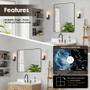 Altair Bellavia 36" Single Bathroom Vanity in Weathered Fir with Engineered Stone Countertop