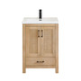 Altair Bondi 24" Single Bathroom Vanity in Light Brown with White Ceramic Drop-in Sink Altair Bondi 24" Single Bathroom Vanity in Light Brown with White Ceramic Drop-in Sink