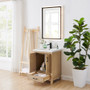 Altair Bondi 24" Single Bathroom Vanity in Light Brown with White Ceramic Drop-in Sink Altair Bondi 24" Single Bathroom Vanity in Light Brown with White Ceramic Drop-in Sink