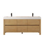 Altair Cascadia Bathroom Vanity in Weathered Fir with White Artificial Stone Integrated Sink Altair Cascadia Bathroom Vanity in Weathered Fir with White Artificial Stone Integrated Sink