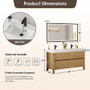 Altair Cascadia Bathroom Vanity in Weathered Fir with White Artificial Stone Integrated Sink Altair Cascadia Bathroom Vanity in Weathered Fir with White Artificial Stone Integrated Sink