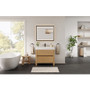 Altair Cascadia Bathroom Vanity in Weathered Fir with White Artificial Stone Integrated Sink Altair Cascadia Bathroom Vanity in Weathered Fir with White Artificial Stone Integrated Sink