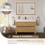 Altair Cascadia Bathroom Vanity in Weathered Fir with White Artificial Stone Integrated Sink Altair Cascadia Bathroom Vanity in Weathered Fir with White Artificial Stone Integrated Sink
