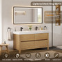 Altair Cascadia Bathroom Vanity in Weathered Fir with White Artificial Stone Integrated Sink Altair Cascadia Bathroom Vanity in Weathered Fir with White Artificial Stone Integrated Sink