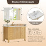 Altair Cedar Bathroom Vanity in Natural Wood with Grain White Engineered Stone Countertop Altair Cedar Bathroom Vanity in Natural Wood with Grain White Engineered Stone Countertop