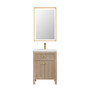 Altair Cerrito 24" Single Bathroom Vanity with White Ceramic Integrated Sink Altair Cerrito 24" Single Bathroom Vanity with White Ceramic Integrated Sink