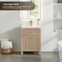 Altair Cerrito 24" Single Bathroom Vanity with White Ceramic Integrated Sink Altair Cerrito 24" Single Bathroom Vanity with White Ceramic Integrated Sink