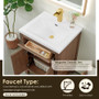 Altair Cerrito 24" Single Bathroom Vanity with White Ceramic Integrated Sink Altair Cerrito 24" Single Bathroom Vanity with White Ceramic Integrated Sink