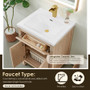 Altair Cerrito 24" Single Bathroom Vanity with White Ceramic Integrated Sink Altair Cerrito 24" Single Bathroom Vanity with White Ceramic Integrated Sink