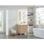 Altair Cerrito 30" Single Bathroom Vanity with White Engineered Stone Integrated Sink