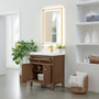 Altair Cerrito 30" Single Bathroom Vanity with White Engineered Stone Integrated Sink