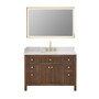 Altair Cerrito 48" Single Bathroom Vanity with Grain White Engineered Stone Countertop Altair Cerrito 48" Single Bathroom Vanity with Grain White Engineered Stone Countertop
