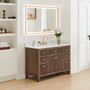 Altair Cerrito 48" Single Bathroom Vanity with Grain White Engineered Stone Countertop Altair Cerrito 48" Single Bathroom Vanity with Grain White Engineered Stone Countertop