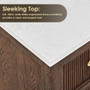 Altair Cerrito 48" Single Bathroom Vanity with Grain White Engineered Stone Countertop Altair Cerrito 48" Single Bathroom Vanity with Grain White Engineered Stone Countertop